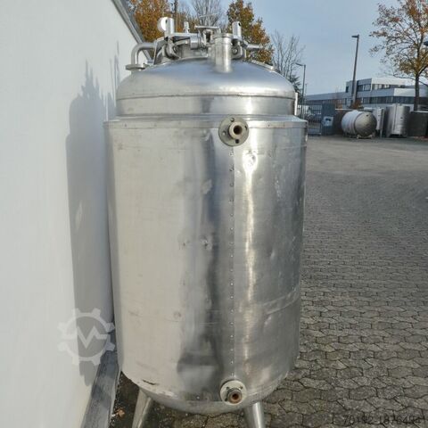 750-литровый нагреваемый/охлаждаемый напорный бак из V4A  