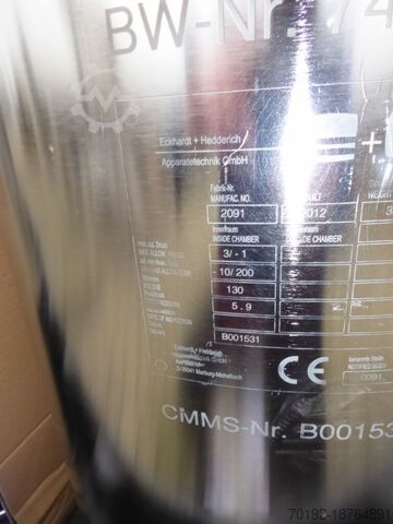 Напорный бак объемом 130 литров из V4A  