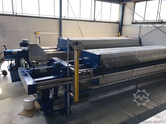 Камерный фильтр-пресс Rittershaus & Blecher Passavant Netzsch KFP 1200 + KFP 1500