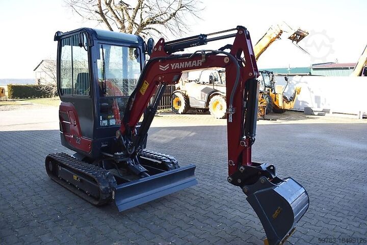 Экскаватор-погрузчик Yanmar SV22, erst 15h, Hydraulischer Schnellwechsler
