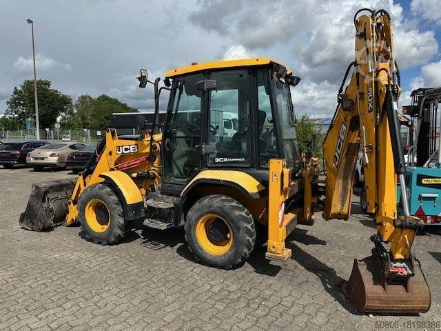 Экскаватор-погрузчик JCB 3CX, hydr. S.W.S., 4+1 Schaufel, Tieflöffel