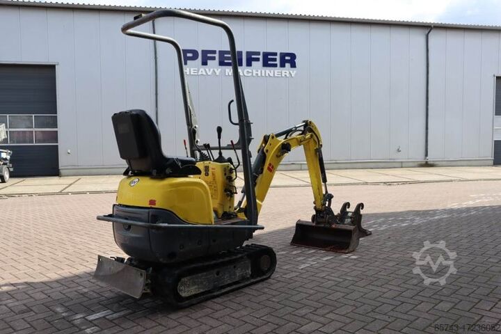Мини-экскаватор Wacker Neuson E08-01 Wacker Neuson mini excavator including 2 bu
