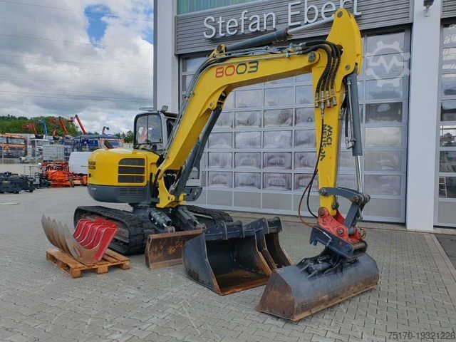 Мини-экскаватор WACKER 8003 / MS08 / nur 4.035h / 2014 / Löffelpaket