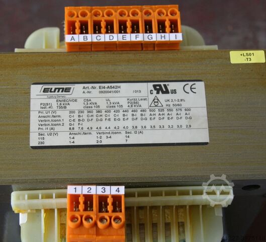 трансформатор 1,6 кВА ELME E14-A542H