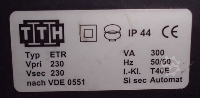 Однофазный разделительный трансформатор TTH ETR