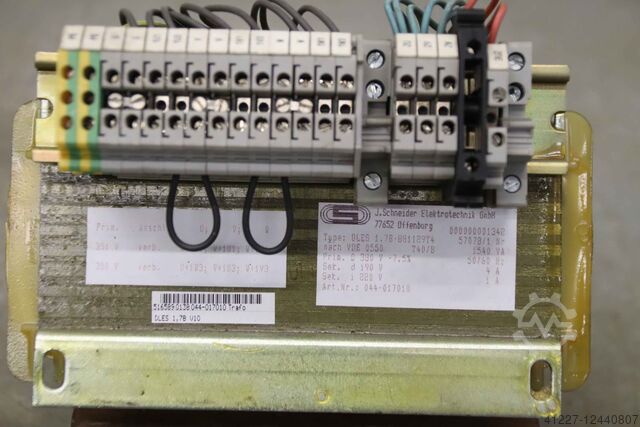 Трансформатор 1540 ВА J.Schneider DLES 1.78-881129T4