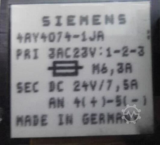 Источник питания трансформатора Siemens 4AV4074-1JA