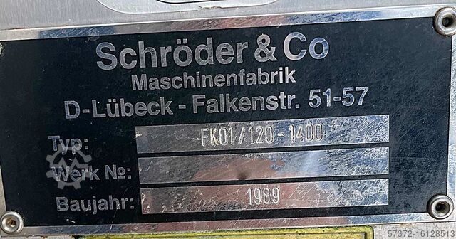 Теплообменник со скребковой поверхностью Gerstenberg Schröder FK01/120-1400