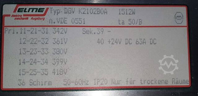 ИСТОЧНИК ПИТАНИЯ ELME DGV 1512 W