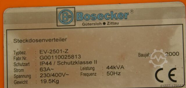 Гнездовые дистрибьюторы Bosecker EV-2501-Z