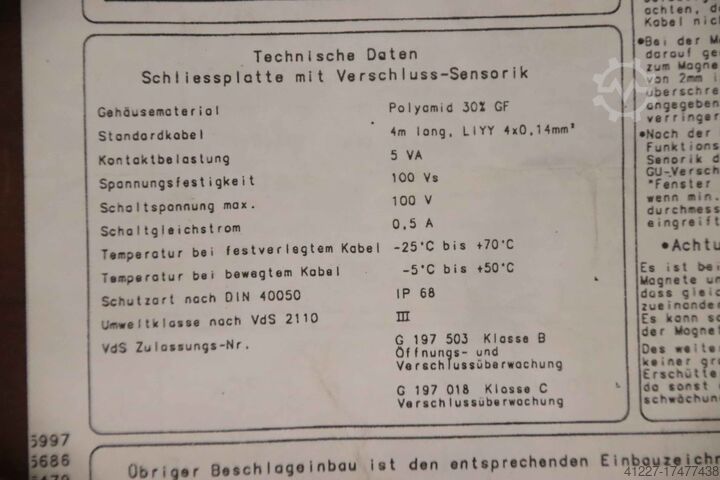 Ударная пластина GU K-14970-00-0-1