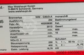 Газовая горелка WEISHAUPT WM-G30/3-A / 5700kw WM- G30/3-A /// 5700kw