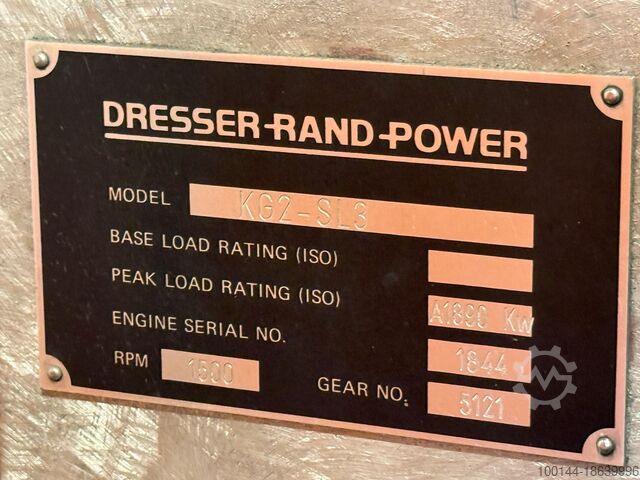 Генератор аварийного питания Dresser Rand Power KG2SL3