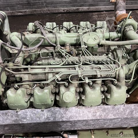 Генераторная установка MAN + SIEMENS Stromerzeuger 10 Zylinder