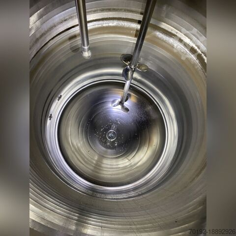 Бак-агитатор объемом 6000 литров с подогревом/охлаждением, изготовленный из V4A, с пропеллерной меша  