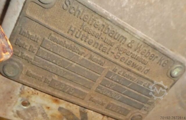 Нагреваемый/охлаждаемый сосуд высокого давления объемом 630 литров из V4A  