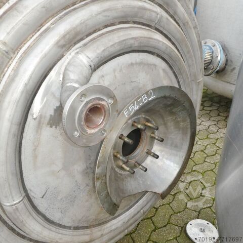 2750-литровый нагреваемый/охлаждаемый сосуд под давлением из V4A  