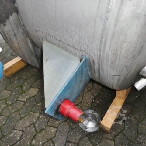 2750-литровый нагреваемый/охлаждаемый сосуд под давлением из V4A  