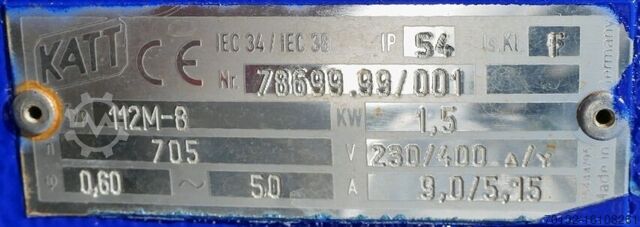 Нагреваемый/охлаждаемый сосуд под давлением объемом 1100 литров из V4A с пропеллерной мешалкой  