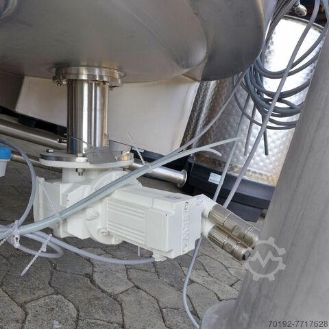 Нагреваемый/охлаждаемый фармацевтический сосуд под давлением объемом 1000 литров из V4A с магнитной   