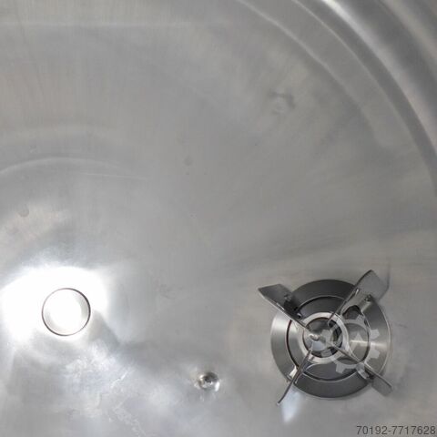 Нагреваемый/охлаждаемый фармацевтический сосуд под давлением объемом 1000 литров из V4A с магнитной   