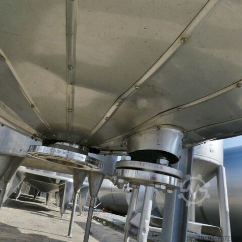 1150-литровый нагреваемый/охлаждаемый сосуд под давлением из V4A  