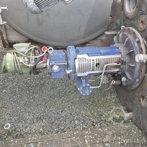 Нагреваемый/охлаждаемый сосуд высокого давления объемом 3500 литров, изготовленный из V2A  