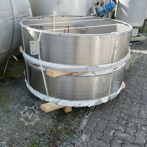 Нагреваемый/охлаждаемый сосуд под давлением объемом 885 литров из V4A с магнитной мешалкой и тензода  