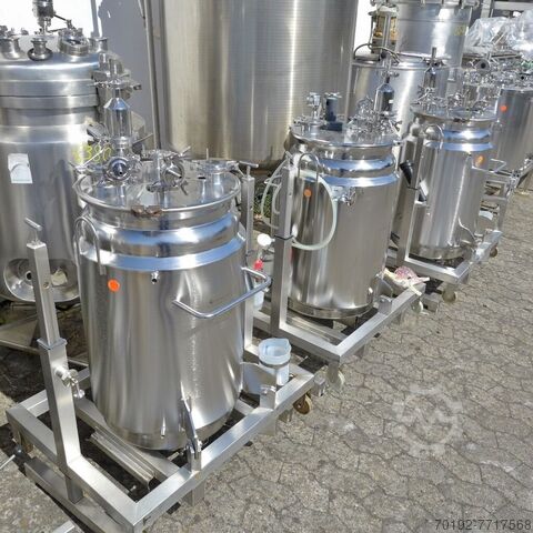 120-литровый нагреваемый/охлаждаемый сосуд под давлением из V4A  