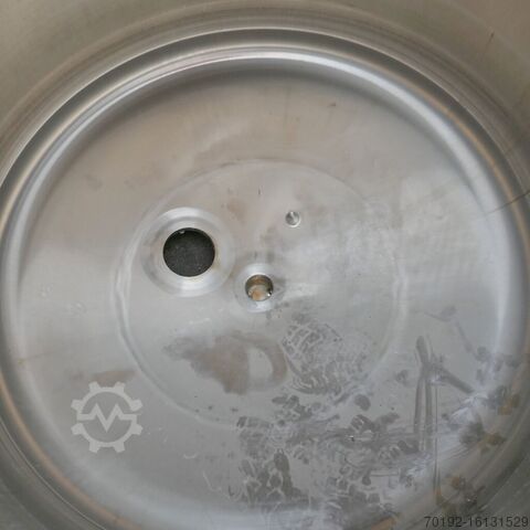 Нагреваемый/охлаждаемый сосуд под давлением объемом 1410 литров из V4A с пропеллерной мешалкой  