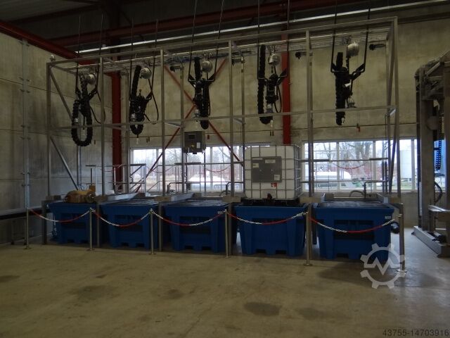 EX cip и станция разгрузки для 5 IBC Groninger / Wennekes IBC station model 5