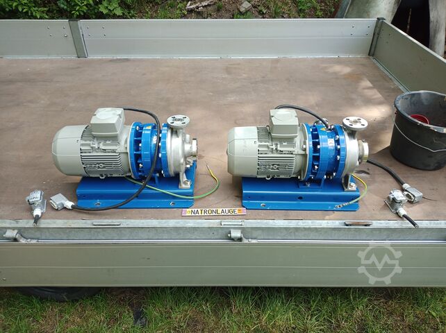 Центробежный насос с магнитной муфтой из нержавеющей стали CP Pumpen AG MKP 20-15-160 4kW Monoblock