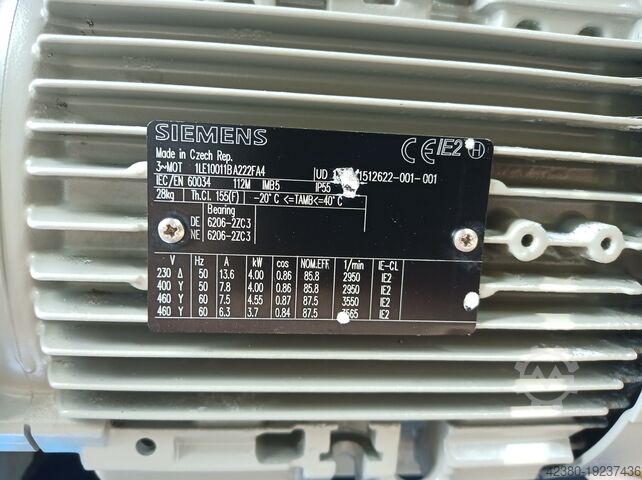 Центробежный насос с магнитной муфтой из нержавеющей стали CP Pumpen AG MKP 20-15-160 4kW Monoblock