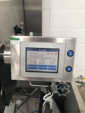 лопастной смеситель в двойной оболочке объемом 500 л Newmix Atmi Life Sciences