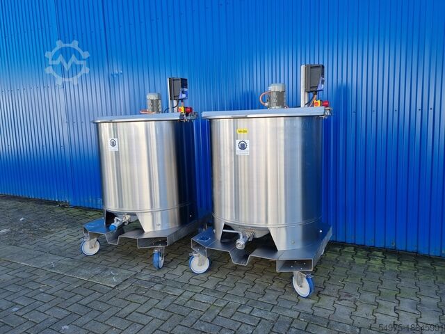 Бак с мешалкой из нержавеющей стали Inox Behälter GmbH SPBA1000RWP