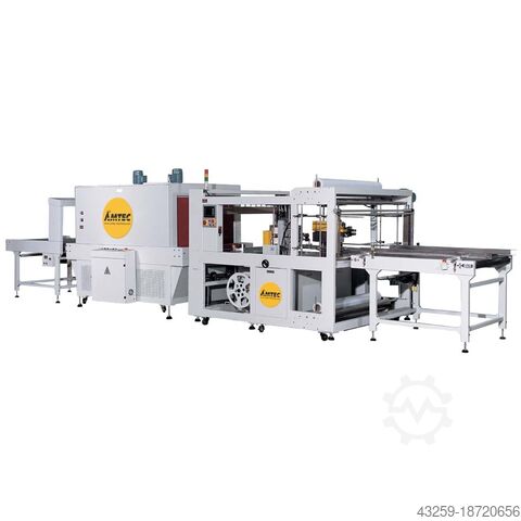Боковой рукавный упаковщик, включая термоусадочный туннель AMTEC SLV S06-3XL FW