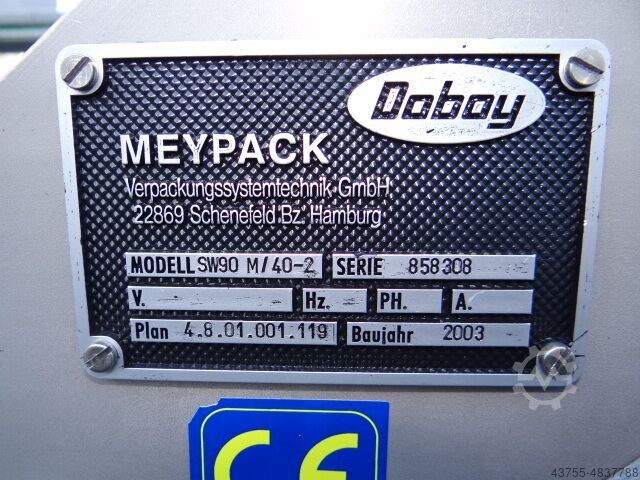 обёртывание в кринктоннель и шринктоннель Meypack SW 90M/40-2