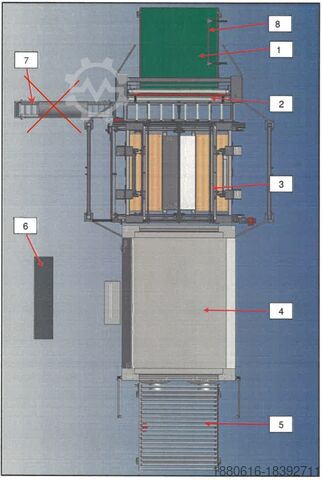 Машина для обмотки пленкой, система термоусадки KUPER KFE-STANDARD 2100/250