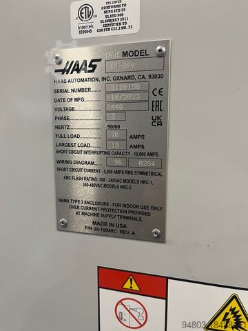 токарный станок с ЧПУ HAAS ST-20Y