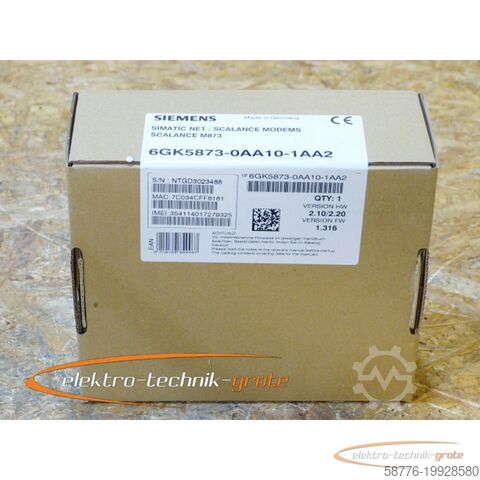Компонент Siemens Siemens 6GK5873-0AA10-1AA2 Router   - ! -