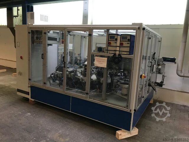 Рундтактовый автомат + гидравлический пресс TOX + поворотный стол; Рундтактовый стол с 16 станциями, AKE-technologies GmbH - WEISS TC 500