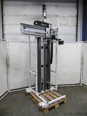 Линейный модуль, линейная ось, портальная ось с сервоприводом, синхронный сервомотор, электрическая  SCHNEIDER ELECTRIC / FESTO PAS43SBG1800 / BMH1002T07F2A