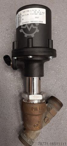 Шаровой поршневой клапан с угловым седлом 2/2-Way Gemü 55415D19510