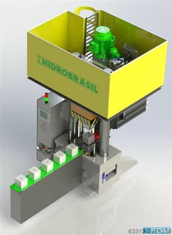 Одностоечный пресс - гидравлический Hidralmac 400 Tonnen Salzpresse Mineralsteinpresse