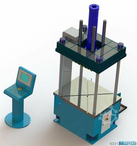 Гидравлический пресс с четырьмя колоннами Hidralmac 30 Tonnen Laborpresse