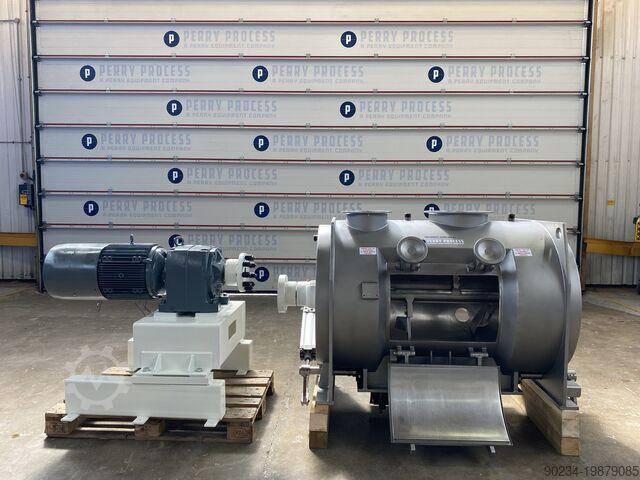 600-литровый смеситель Morton модели FKM600 из нержавеющей стали с рубашкой, типа лемех. MORTON FKM600