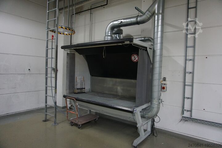 DS 64400 + IATSP 2000 Ruwac Absaugung mit Arbeitstisch Pötter DS 64400 + IATSP 2000