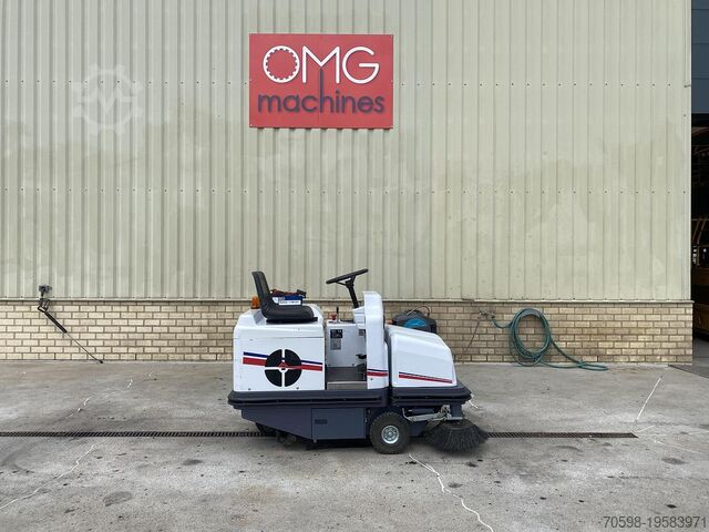 2010 Dulevo 1100 EH, подметальная машина, с высокосбрасывающим бункером Dulevo 1100 EH, Veegmachine, Hoogkieper