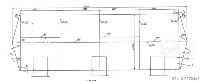 Горизонтальный резервуар Brand NEW H50