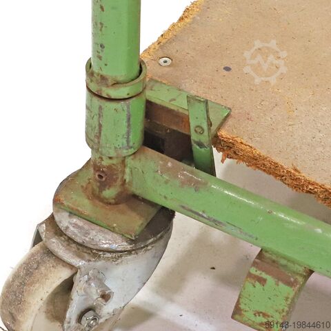 Б/у тележки для перевозки мебели с L-образной рамой, штабелируемые и вложимые, Д: 1800, Ш: 1500, В: Kruizinga 98-6675GB